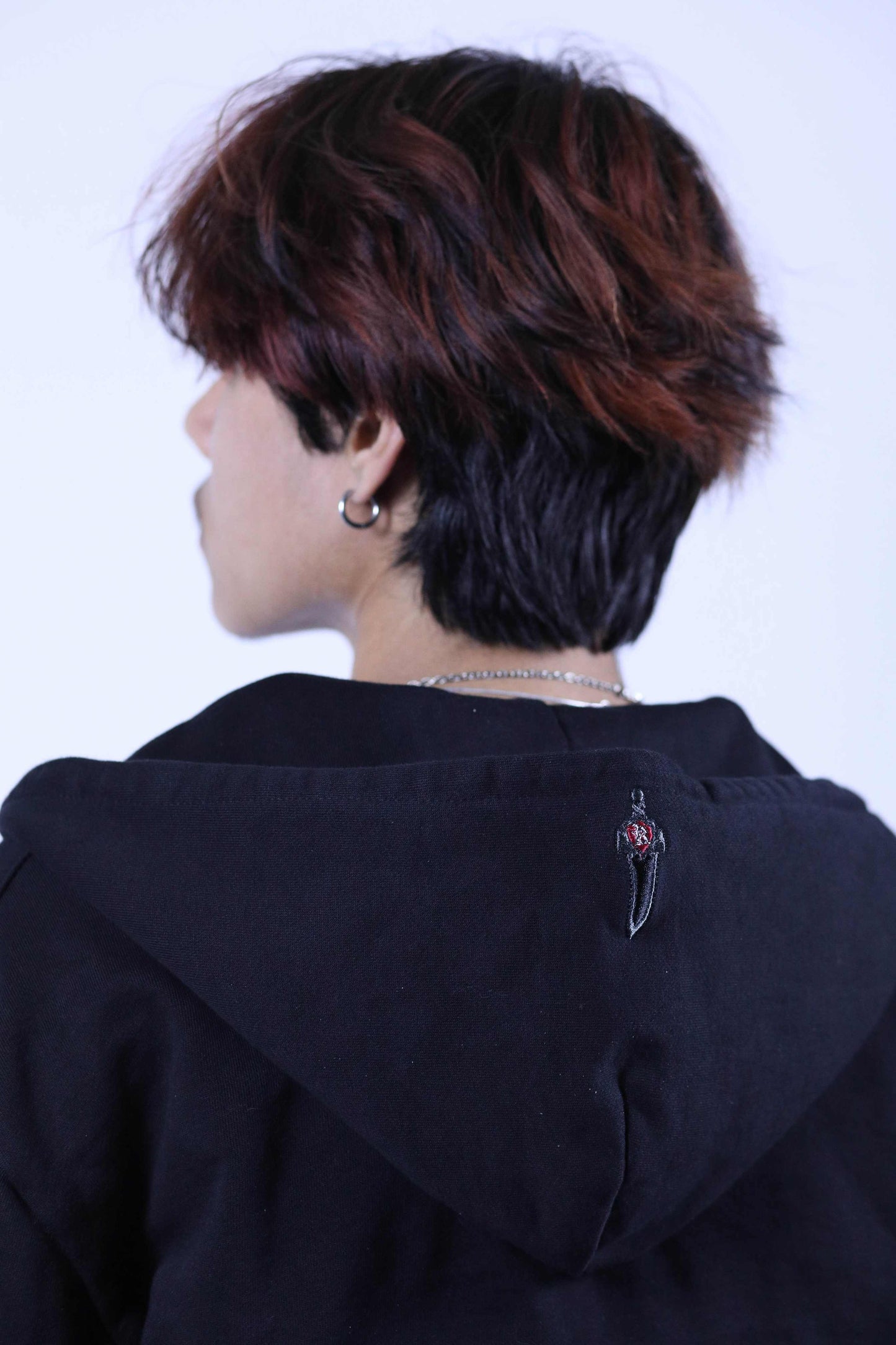 EMBROIDERED REAXCT ZIP UP V.1 (RED)